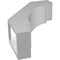 Ekena Millwork 3 1/2-in. W x 10-in. D x 14-in. H Merced Architectural Grade PVC Knee Brace BRCP035X10X14MRC - alternate 5